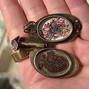 Custom artisan lung locket